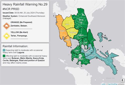 orange rainfall walang pasok|Orange rainfall warning raised over Zambales, Bataan, Tarlac, .